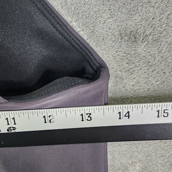 Womens FABLETICS Strappy Athletic Tank Top Built In Bra Black Purple Size S - Picture 4 of 7